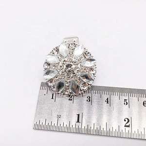 Female Shoe Buckle Metal Rhinestone Fitting Part Shoe Clip Upper Buckle For Decoration