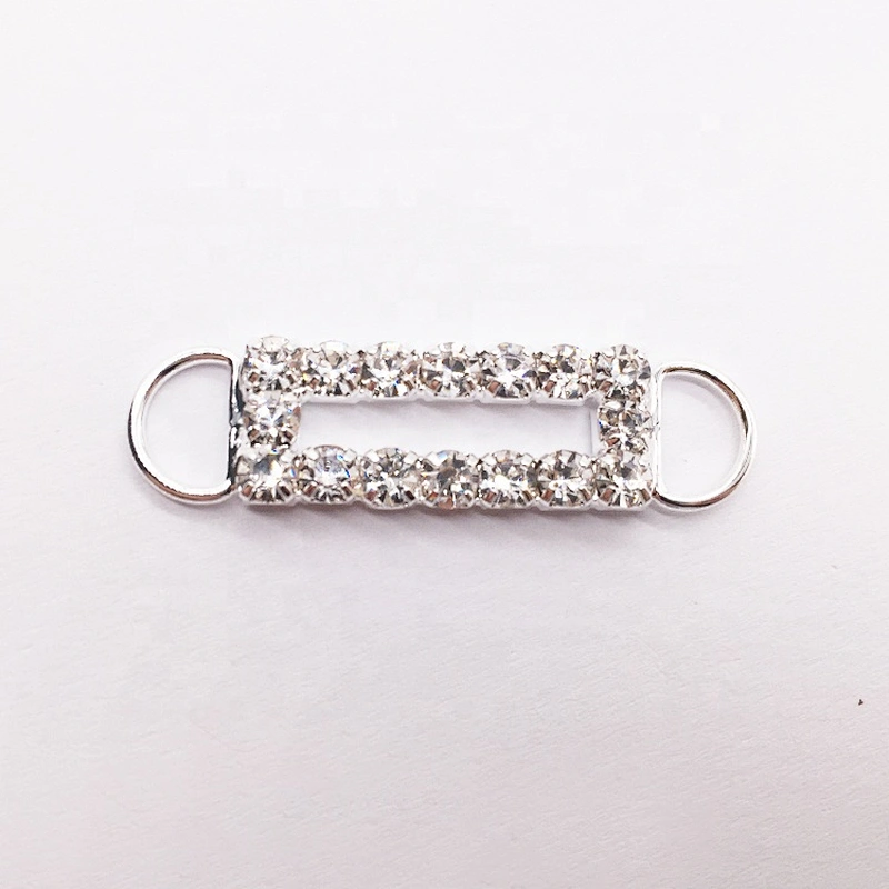 Hot Selling Wholesale Crystal Rhinestone Hardware Buckle Bikini Connectors