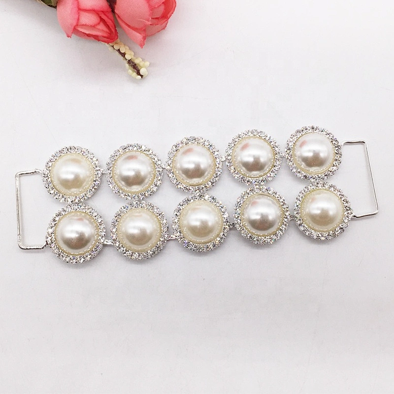High Quality Bikini Design Accessories Swimwear Pearl Beads Bikini Connector For Wholesale
