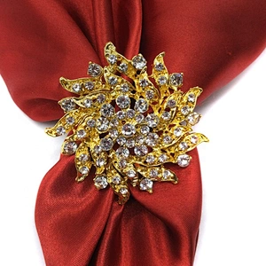 gold metal wholesale wedding napkin rings
