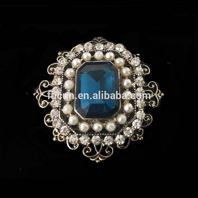 classical imitation jewelry crystal brooch for party decoration
