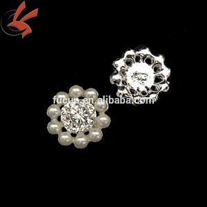 small pearl and rhinestone brooch pin wedding bouquet brooch