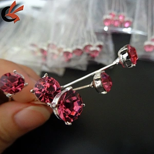 8MM,10MM Rhinestone Wedding Reception Party Bouquet Cake Pins 100 Piece Floral Picks