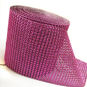 Bling Various Color wedding decoration Rhinestone trimming Mesh for clothing