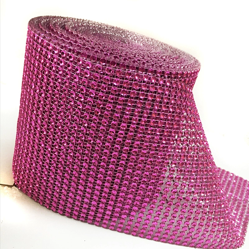 Bling Various Color wedding decoration Rhinestone trimming Mesh for clothing