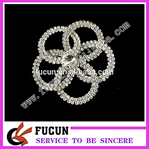 wholesale rhinestone channel brooch pin for wedding ornament