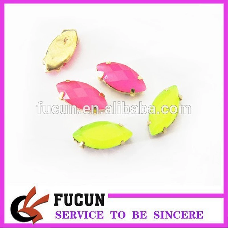 colors rhinestone with metal setting