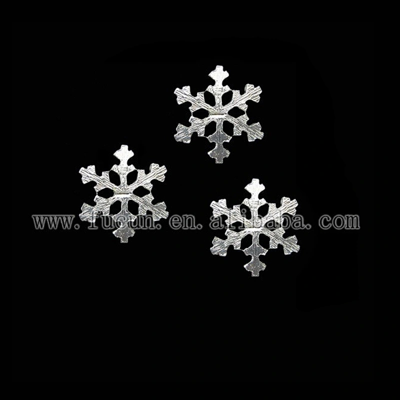 30mm small clear rhinestone snowflake buckles