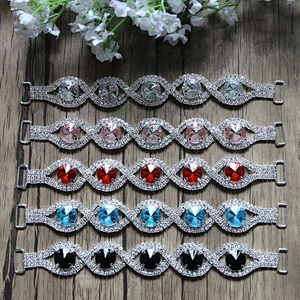 2018 hot sale bling rhinestone jewelry for bikini connector decoration