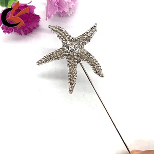 New product party birthday decorative star shape crystal rhinestone cake topper