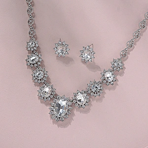 european indian bridal fashion jewelry set