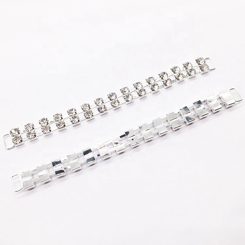 High Quality Korean Rhinestone ss28 Crystal AB Stone Bikini Connector for Swimsuit
