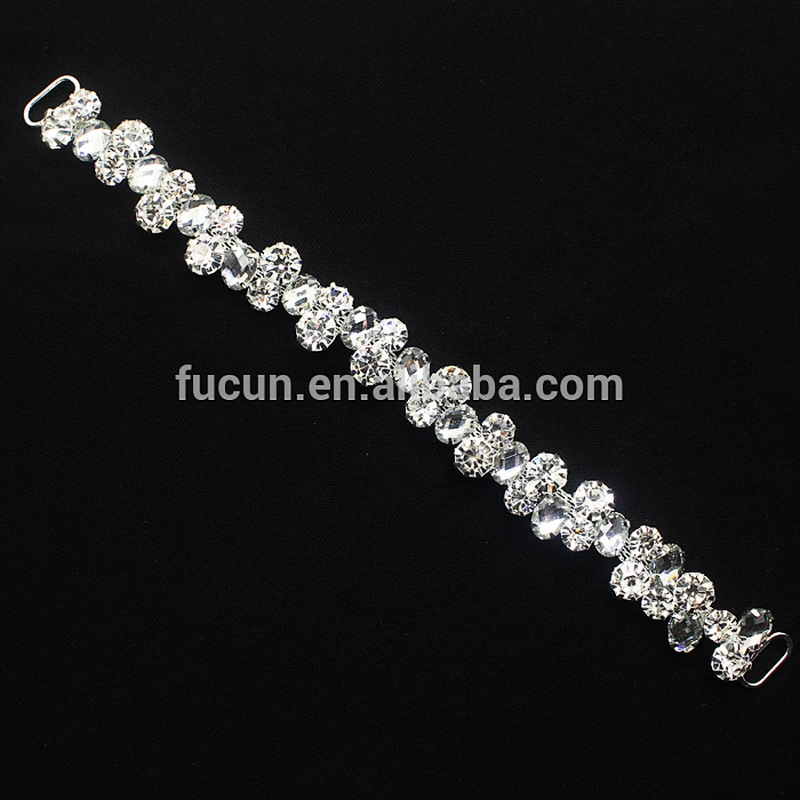 factory wholesale fashion bling crystal rhinestone bikini connector