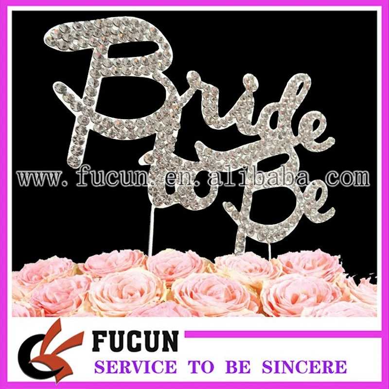 Customize Bride Wedding Party Frozen Lovely Cake Topper Bride-To-Be Wedding Cake Topper