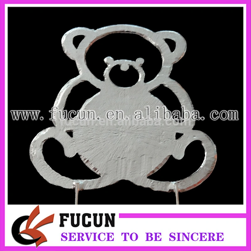 New products 2016 cute bear cake topper party decoration supplies wholesale