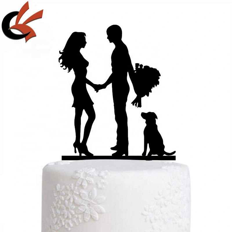lovely Acrylic cake topper used for wedding anniversary cake