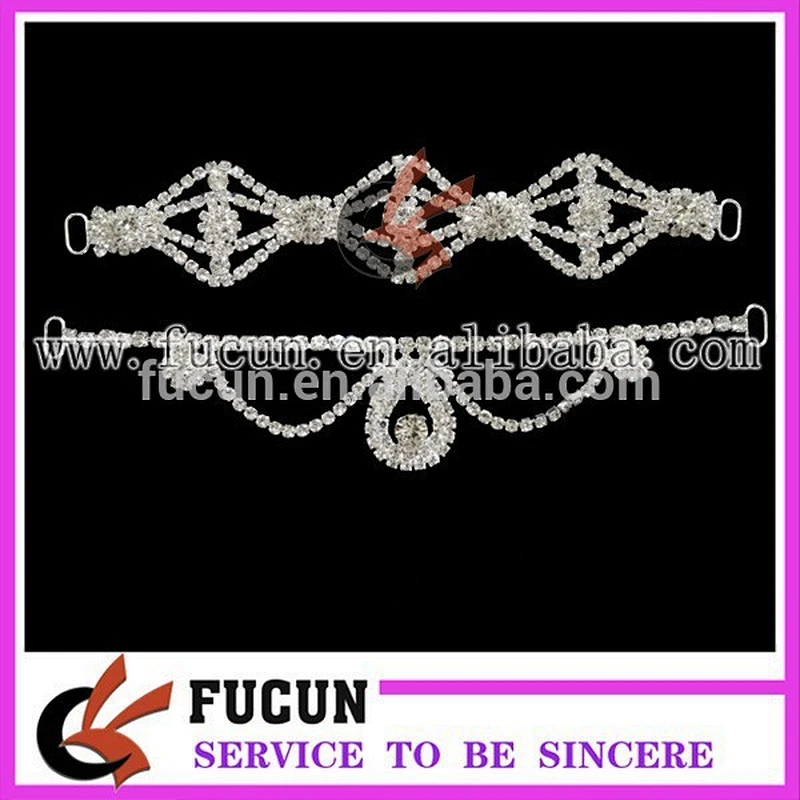 new style reinforced rhinestone connector children swimwear kids