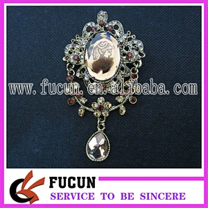unisex statue shape antique india brooch pin antique golden cameo brooches