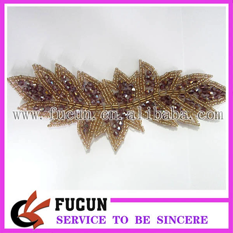 Newest crystal rhinestone applique of the bride dresses