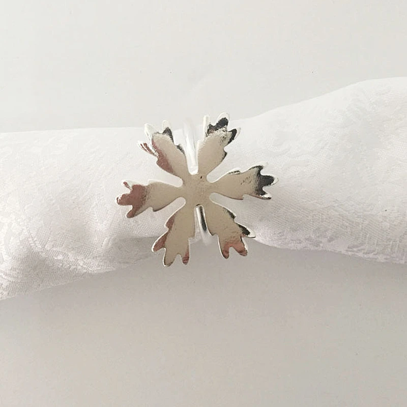 hot new style silver gold plated crystal napkin rings for wedding table decoration wholesale