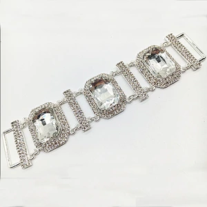 Wholesale Swimwear Rhinestone Diamante  Bikini Connector in buckle