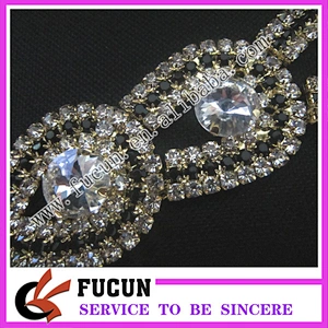 BIKINI CRYSTAL RHINESTONE CONNECTOR FOR SWIMWEAR STUNNING LOOK