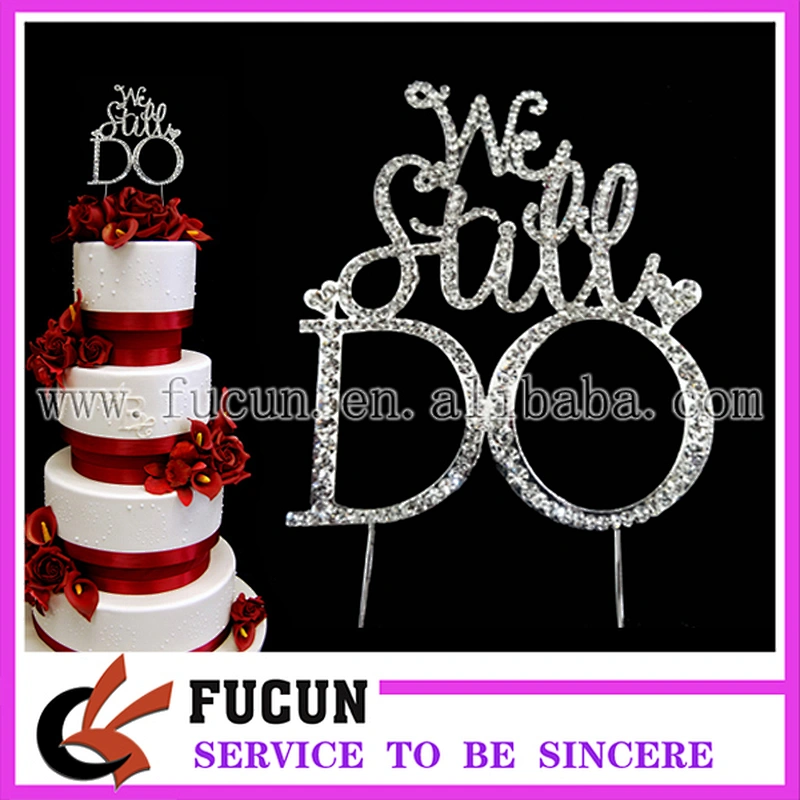 Wedding Diamante letter cake pick Letter Diamante Crystal Cake Toppers