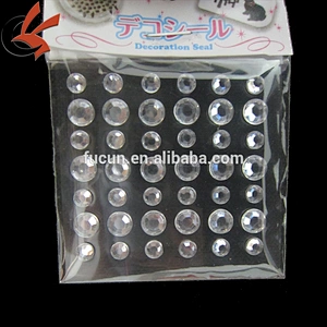 Clear Rhinestone Self Adhesive Diamantes Sticker