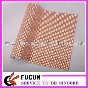 hot fix rhinestone mesh for shoe decoration