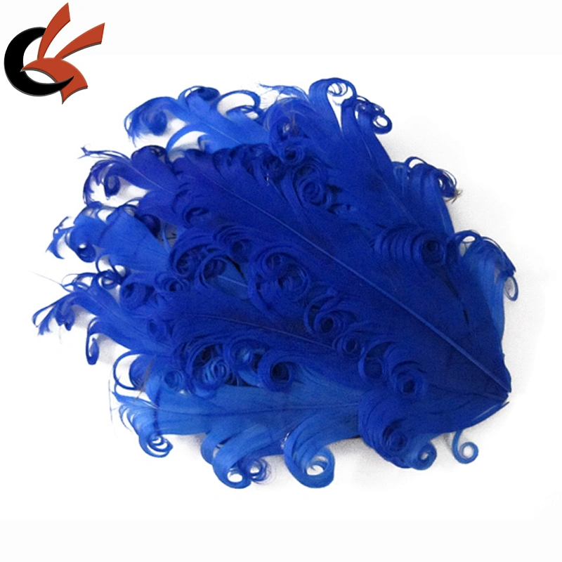 ArmyGreen Nagorie Curly Goose feather pads