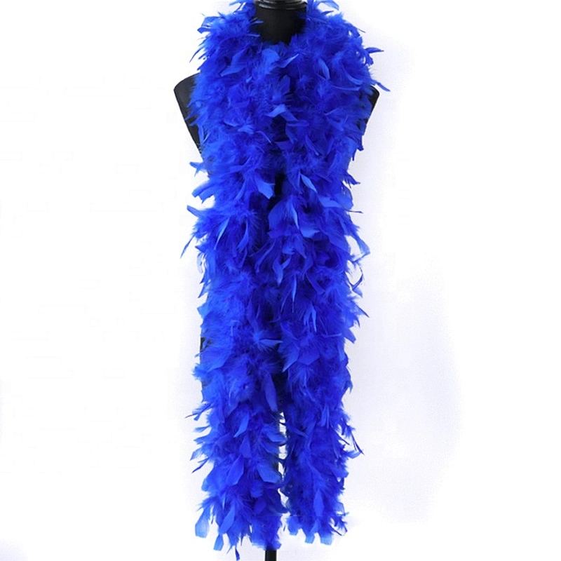 Custom 90gram Thick Turkey Feather Boa Chandelle Boas for Party Decoration
