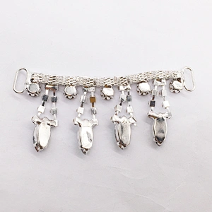 Wholesale decorative swimwear rhinestone ab crystal rhinestone bikini connector
