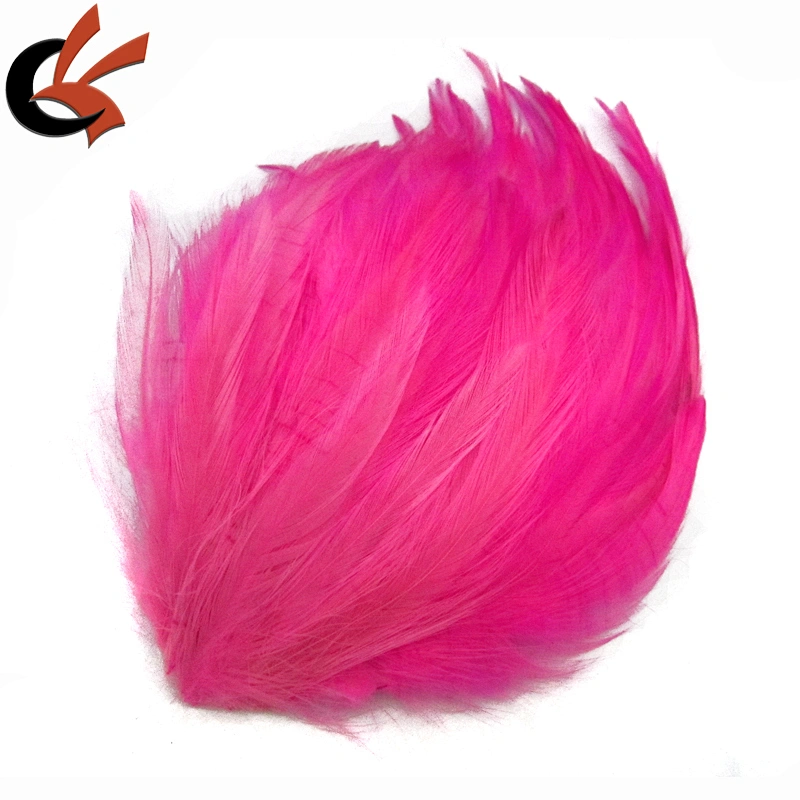 High Quality Hairbands Craft Decorative Natural Hackle Feather Pad