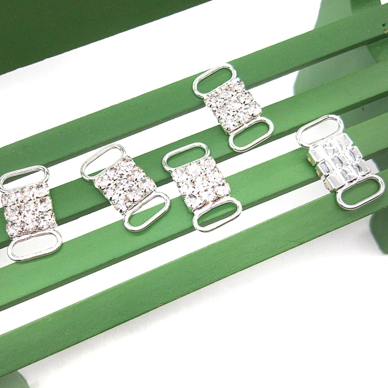 22mm Crystal Rhinestone Buckle connector bikini center connector