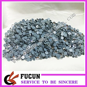 colorful Korean flat back hot fix rhinestone for garment