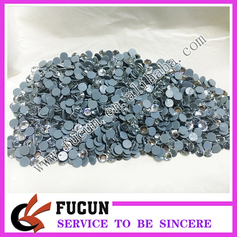 colorful Korean flat back hot fix rhinestone for garment