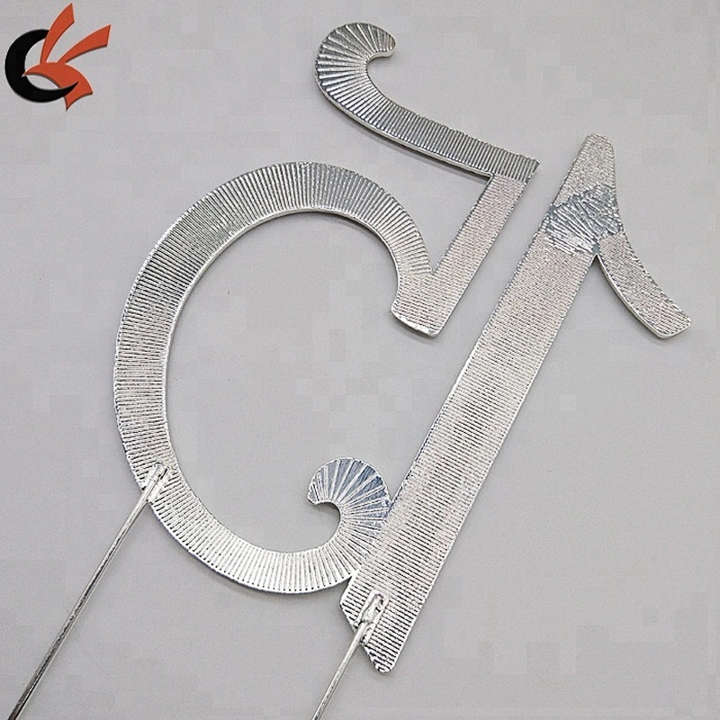 4.7inch Large Rhinestone Silver Crystal Quinceanera 15 Birthday Number Cake Topper