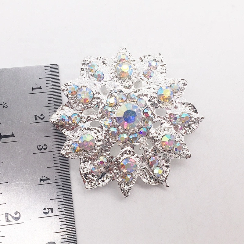 Custom Men Brooch Pin Manufacturer Rhinestone Decoration Jewelry Brooch For Garment