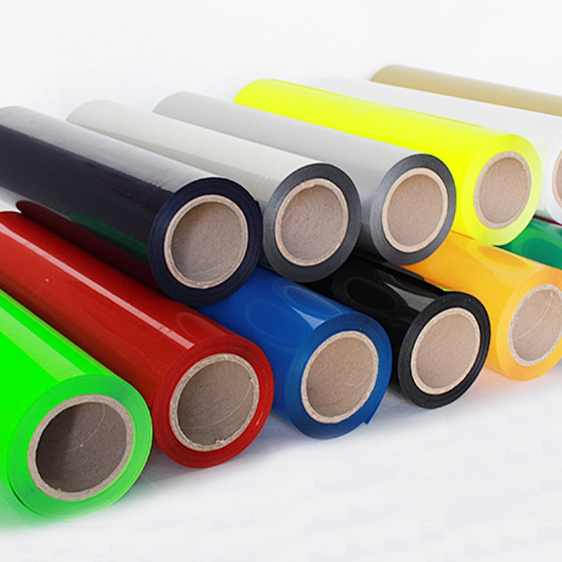 25 Meters x 50cm Roll Size PU Heat Transfer Film Colored Garment Heat Transfer T-shirt Vinyl