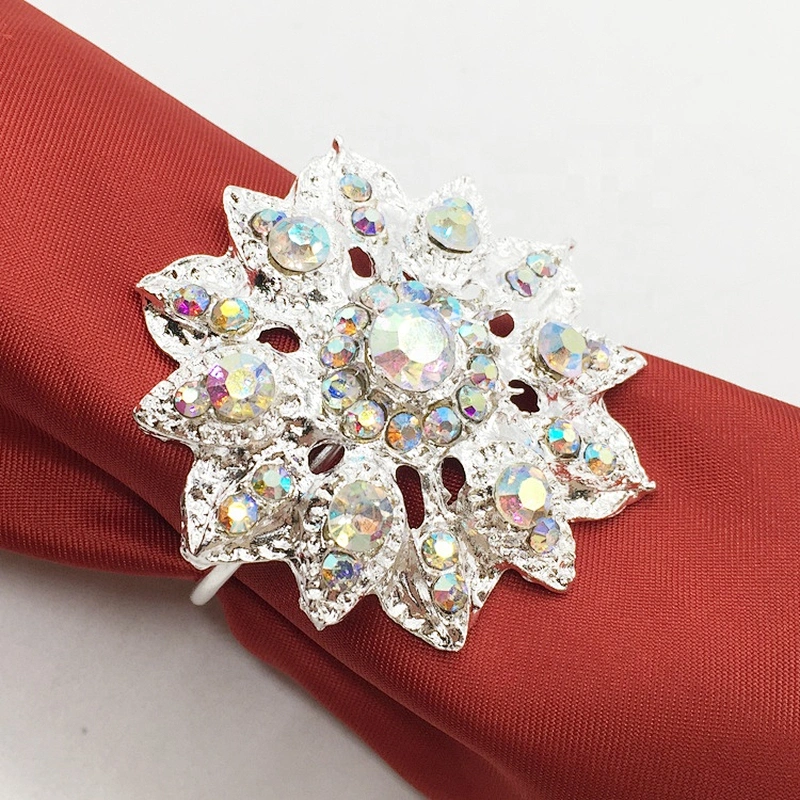 Amazing AB Rhinestone Bridal Crystal Disposable Napkin Ring