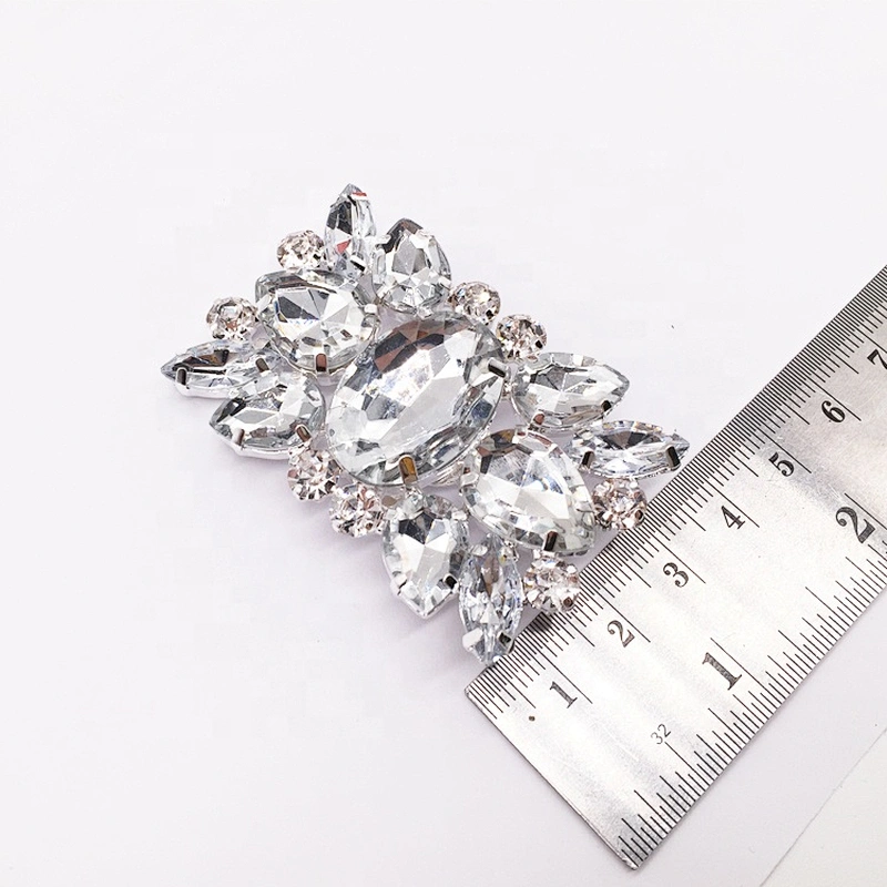 wholesale jewelry main stone acrylic crystal rhinestone fashion shoe buckle