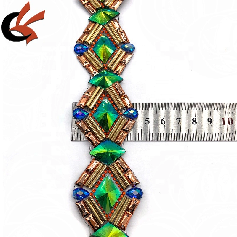 Shoes Garment Decoration New Hotfix Rhinestone tape Trim Crystal Mesh Strass Chain