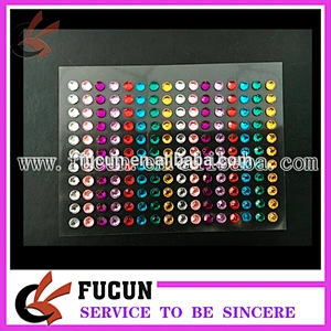 multi gem sticker sheet for Home rhinestone Decoration Use and wall decoration sticker