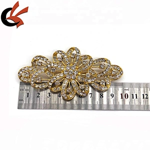 large unique crystal gold silver rhinestone brooches
