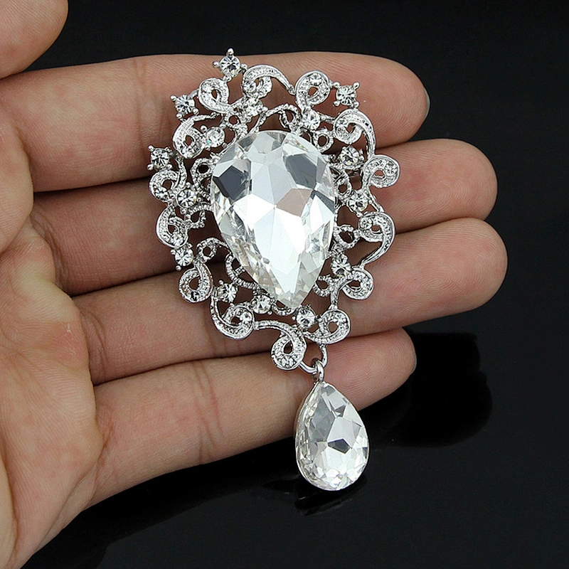 fashion diamond main stone rhinestone wedding jewellery