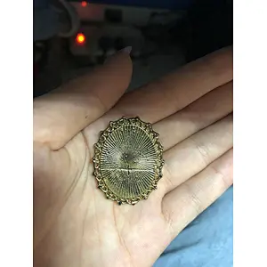 Fashion Jewelry style Antique Gold Silver Plating Vintage cameo brooch