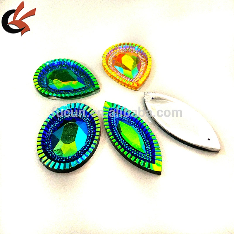 Bulk Loose Sew On resin Jewels Assorted Colors & Sizes