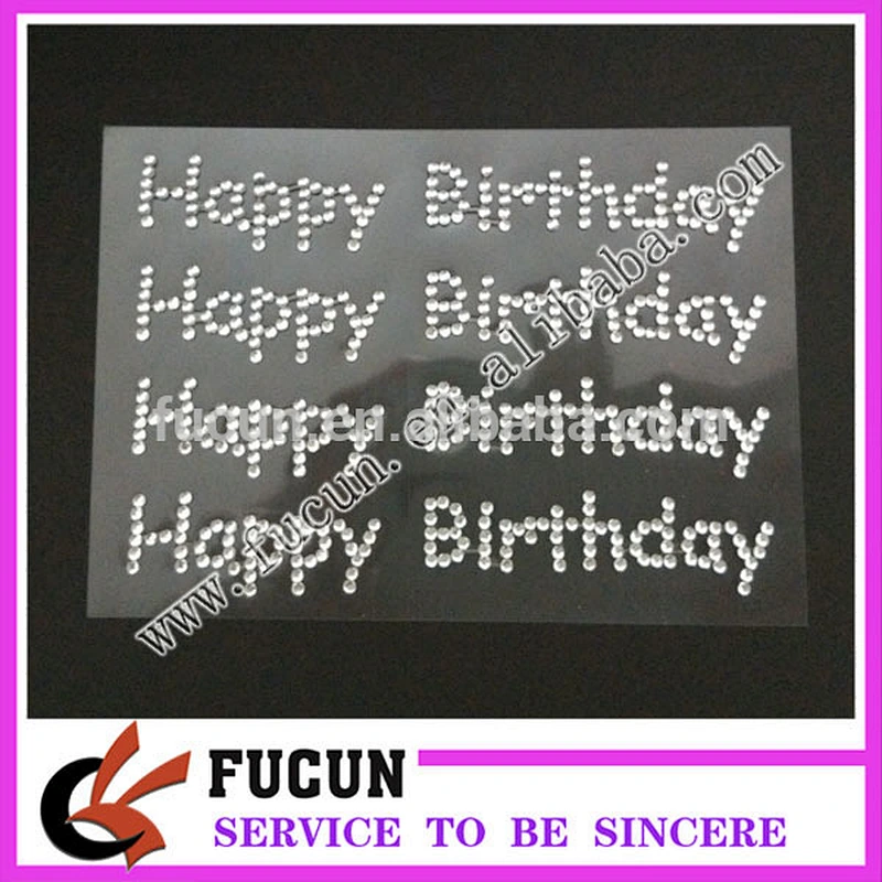 customized party self adhesive pearl rhinestone embellishment stickers for wedding invitation