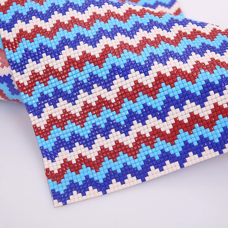 Factory good price 40*24cm rhinestone hotfix stone mesh sheet guangzhou supplier