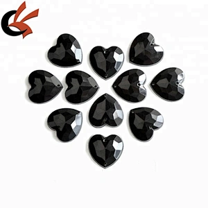 crystal heart shape rhinestone